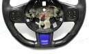Abarth 595 Lenkrad unteres Inlay blau Carbon