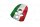 Alfa Romeo 4C MTA Cover italienische Flagge Carbon