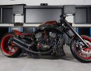 Harley Davidson V-ROD Hitzeschutzblech Carbon
