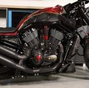 Harley Davidson V-ROD Hitzeschutzblech Carbon