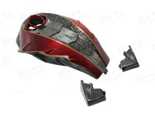 Harley Davidson V-ROD Tank Shark Design Carbon