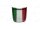Abarth 595 Lenkrad unteres Inlay Tricolore Carbon