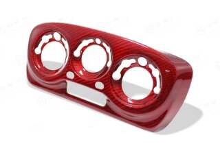 Alfa Romeo 4C Koshi Klimabedienteil Cover rot Carbon
