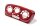 Alfa Romeo 4C Koshi Klimabedienteil Cover rot Carbon