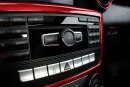 Mercedes Benz SLK R172 Lautstärkenregler Cover Carbon