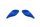 Abarth 500 595 Koshi Lenkrad Daumengriff Cover blau Carbon