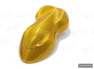 Abarth 595 Rücklicht Cover zentral gelb Carbon