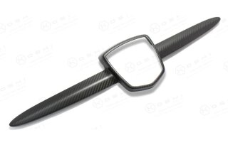 Abarth 500 595 Koshi Emblemcover vorne Carbon schwarz matt