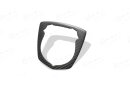 Abarth 500 595 Koshi Frontlogorahmen matt schwarz Carbon