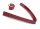 Alfa Romeo Stelvio Scudetto Cover rot Carbon