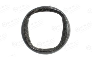 Abarth Grande Punto Emblem Heck Cover Carbon