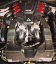 Alfa Romeo Giulia QV Koshi Motorabdeckung rot Kombo Carbon