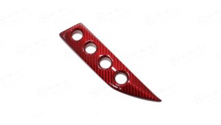 Maserati GranTurismo Mittelkonsole Schaltercover rot Carbon