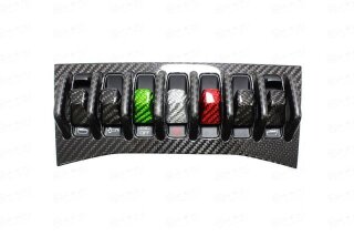 Lamborghini Huracan Mittelkonsole Schaltercover italian flag Carbon