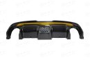 Abarth 500 Koshi Diffusor 595 Restyling gelb Combo Carbon