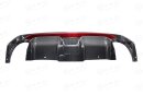 Abarth 595 Diffusor rot Combo Carbon