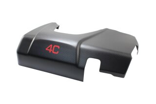 Alfa Romeo 4C Motorabdeckung 4C Logo Carbon