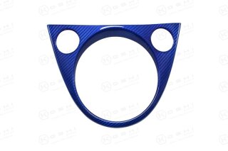 Abarth 595 Schaltkulisse Cover blau Carbon