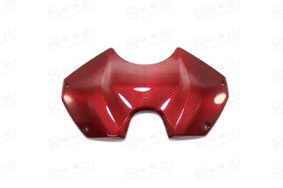 Ducati Panigale V4 S Tankdeckelabdeckung oben rot Carbon