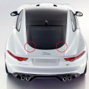 Jaguar F-Type Kofferraumdreieck Cover Carbon