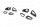Jaguar F-Type Kopfstützeneinsätze Carbon