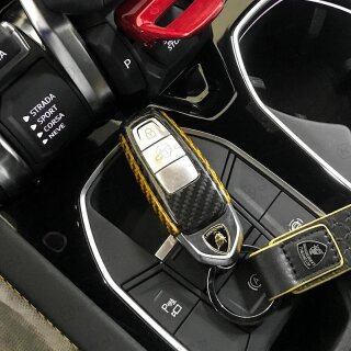 Lamborghini Urus Schlüsselcover gelb Kombo Carbon