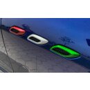Maserati Levante Koshi Kotflügel Lufteinlasscover tricolore Carbon