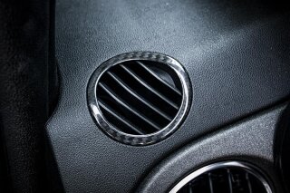 Abarth 500 595 Lüftungsdüsencover oben Carbon