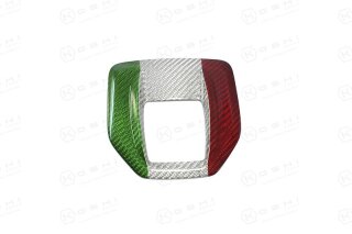 Alfa Romeo Stelvio Schaltkulisse Cover tricolore Carbon