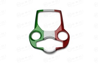 Alfa Romeo Stelvio Mittelkonsolencover tricolore Carbon