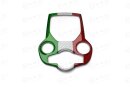Alfa Romeo Stelvio Mittelkonsole Cover tricolore Carbon