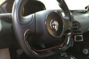 Alfa Romeo 4C Koshi Lenkradcover unten matt Carbon