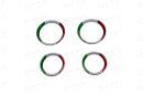 Alfa Romeo Giulia Lüftungsdüsen Cover Tricolore...