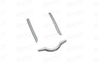 Alfa Romeo Stelvio Giulia Mittelkonsolenrahmen weiß Carbon