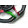 Alfa Romeo Giulia Stelvio QV Koshi Lenkradspeiche unten Carbon Tricolore