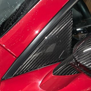 Alfa Romeo Brera Spiegeldreieck Cover Carbon