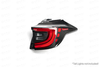 Toyota GR Yaris Rücklicht Cover Carbon