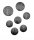 Alfa Romeo Giulia Stelvio Embleme 7er Set Logo Carbon