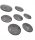 Alfa Romeo Giulia Stelvio Embleme 7er Set Logo Carbon
