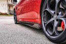 Alfa Romeo Giulia QV Seitenschweller Carbon Italien Flag Stripe