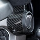 Abarth 595 Ladedruckanzeige Competizione Logo Cover Carbon
