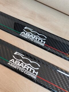 Abarth 500 595 Einstiegsleisten ASSETTO CORSE Carbon B-Ware