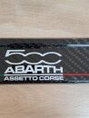 Abarth 500 595 Einstiegsleisten ASSETTO CORSE Carbon B-Ware