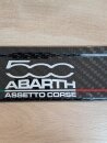 B-Ware Abarth 500 595 Einstiegsleisten ASSETTO CORSE Carbon