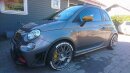 Abarth 595 Frontstoßstange aggressive Lufteinlass gelb Carbon