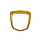 Abarth 500 595 Emblem Heck Cover gelb Carbon