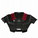 Alfa Romeo Giulia Stelvio QV Motorabdeckung rot schwarz...