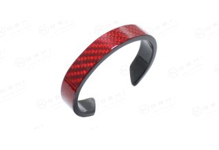 Armband Carbon rot