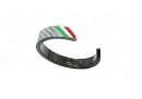 Armband Carbon weiß Italia