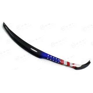 Abarth 500 Frontspoiler ABARTH LOGO American Style Carbon